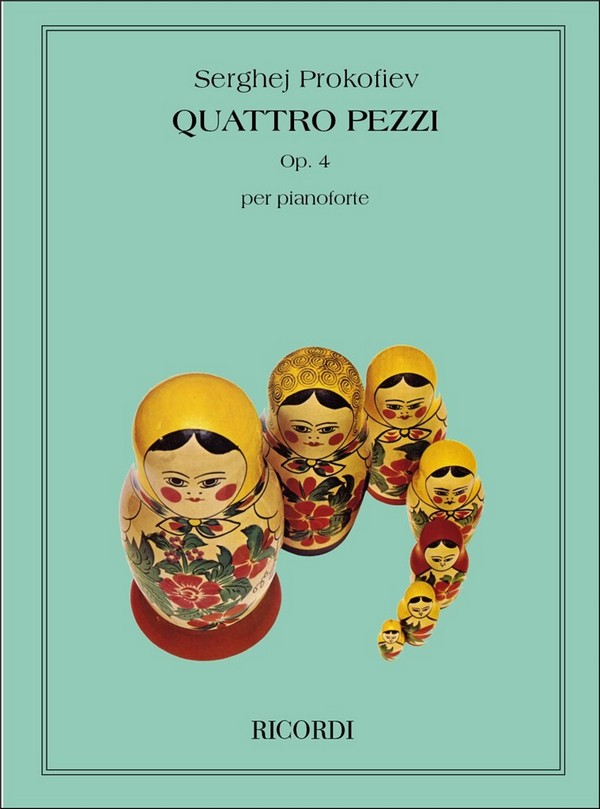 4 Pezzi op.4  per piano  