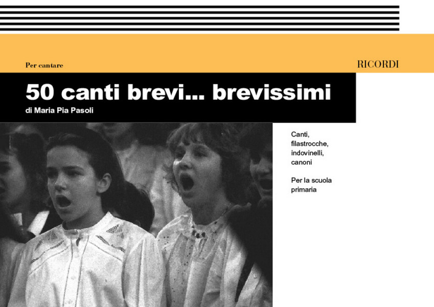 M.P. Pasoli 50 Canti Brevi Brevissimi&nbsp;&nbsp;Music Education&nbsp;&nbsp;