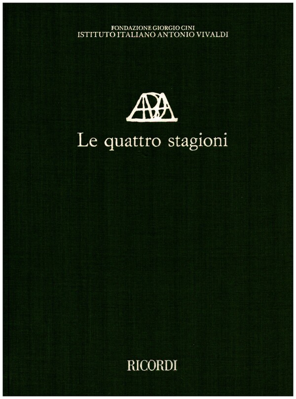 Le 4 Stagioni&nbsp;&nbsp;per violino e orchestra&nbsp;&nbsp;partitura (geb)