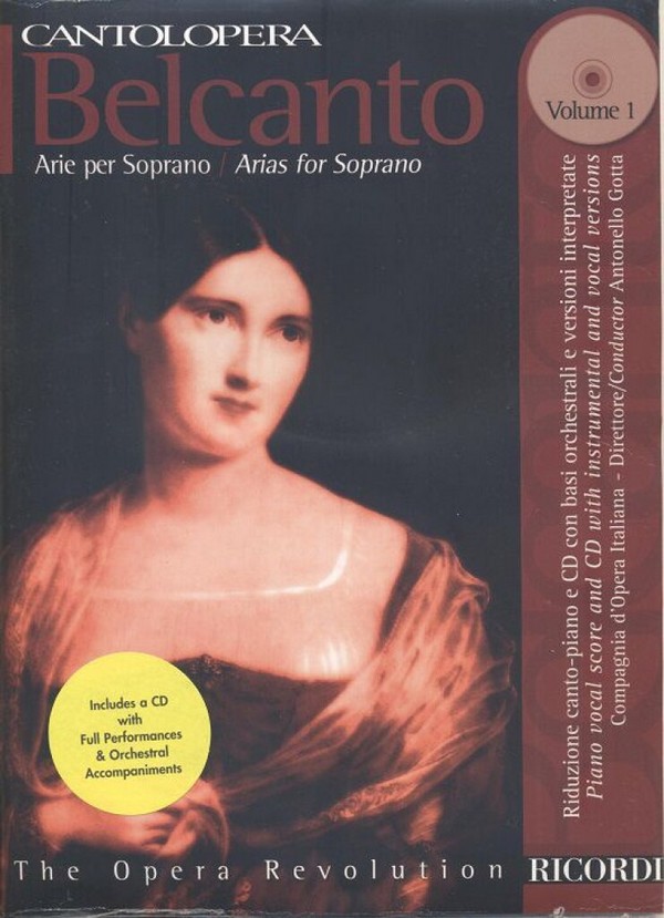 Arias (Belcanto) for Soprano vol.2 (+CD)&nbsp;&nbsp;soprano and piano&nbsp;&nbsp;
