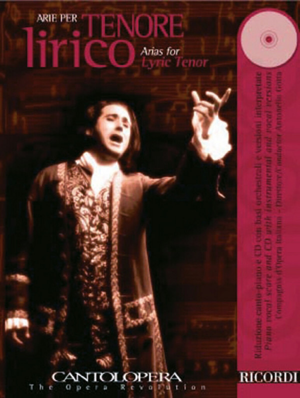 Arias for lyric tenor vol.1 (+CD) for tenor&nbsp;&nbsp;and piano&nbsp;&nbsp;