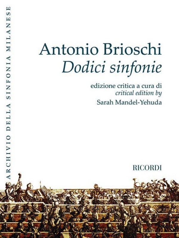 A. Brioschi Dodici Sinfonie&nbsp;&nbsp;Partitura&nbsp;&nbsp;