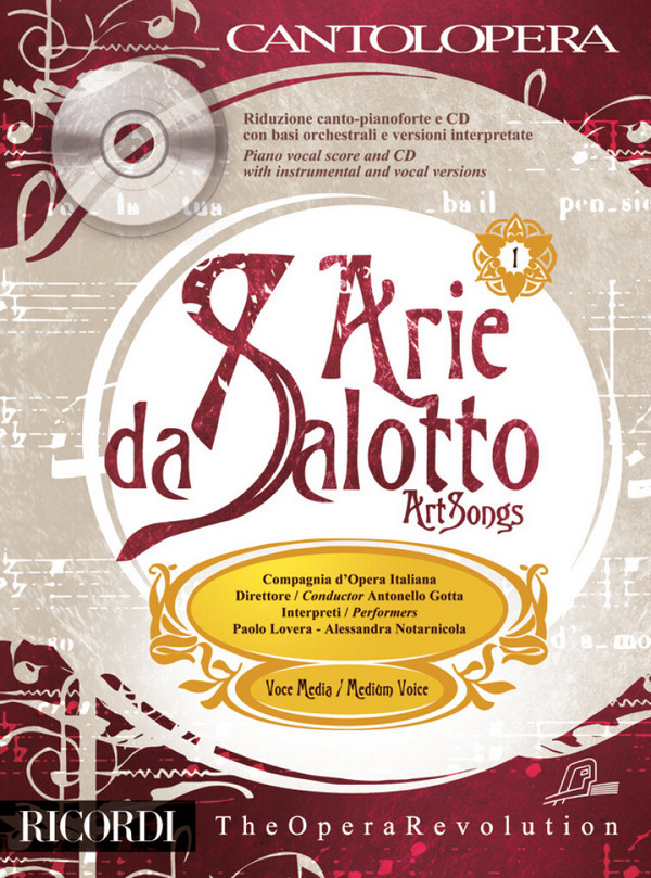 Arie da Salotto vol.1 (+CD) per canto&nbsp;&nbsp;e pianoforte&nbsp;&nbsp;