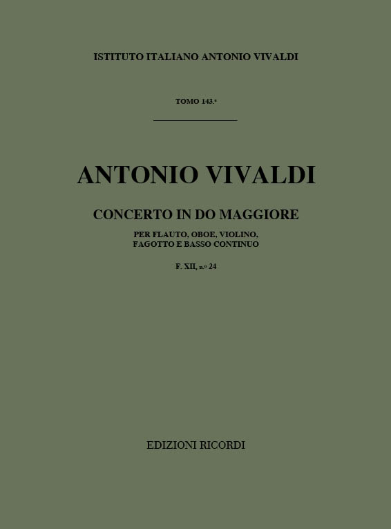 A. Vivaldi Concerti Per Strumenti Diversi E B.C.:&nbsp;&nbsp;Concerti Per Complessi Vari Senza Orches&nbsp;&nbsp;
