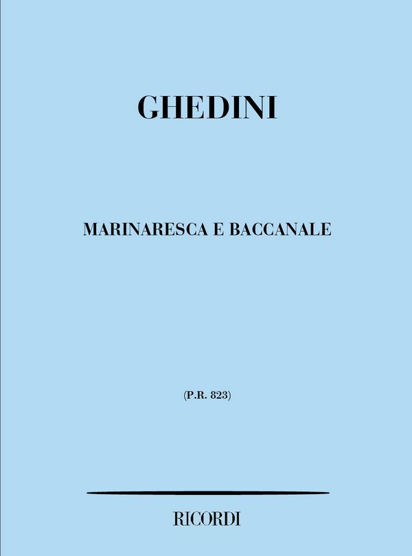 G.F. Ghedini Marinaresca E Baccanale&nbsp;&nbsp;Classical&nbsp;&nbsp;