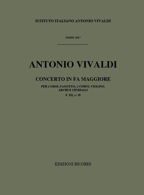 A. Vivaldi Concerti Per Strumenti Diversi, Archi E B.C.:&nbsp;&nbsp;Concerti Per Complessi Vari Con Orchestr&nbsp;&nbsp;