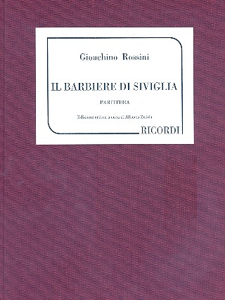 Il Barbiere Di Siviglia  Partitur (it)  gebunden