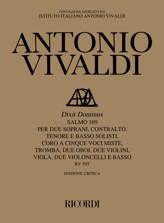 Dixit Dominus RV595 per soli (SSATB),&nbsp;&nbsp;coro (SSATB) e orchestra&nbsp;&nbsp;partitura