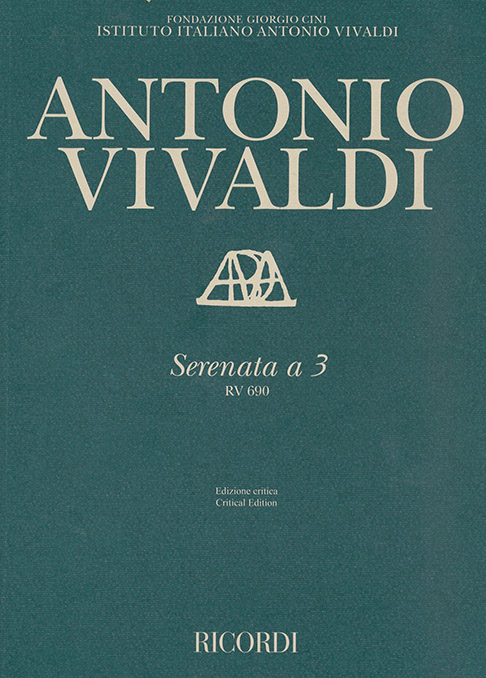 Serenata a 3 RV 690 per canto, 2 violini&nbsp;&nbsp;(Oboe), viola e basso&nbsp;&nbsp;score