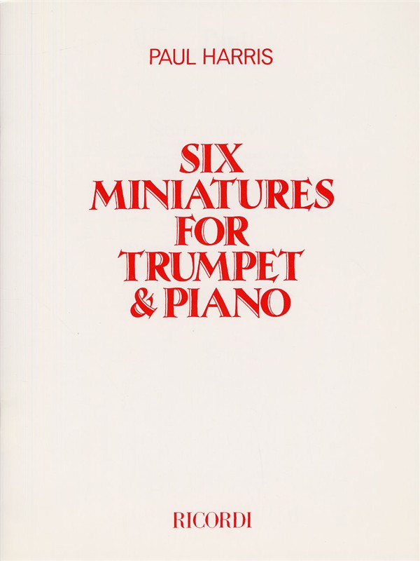 6 Miniatures  for trumpet and piano  