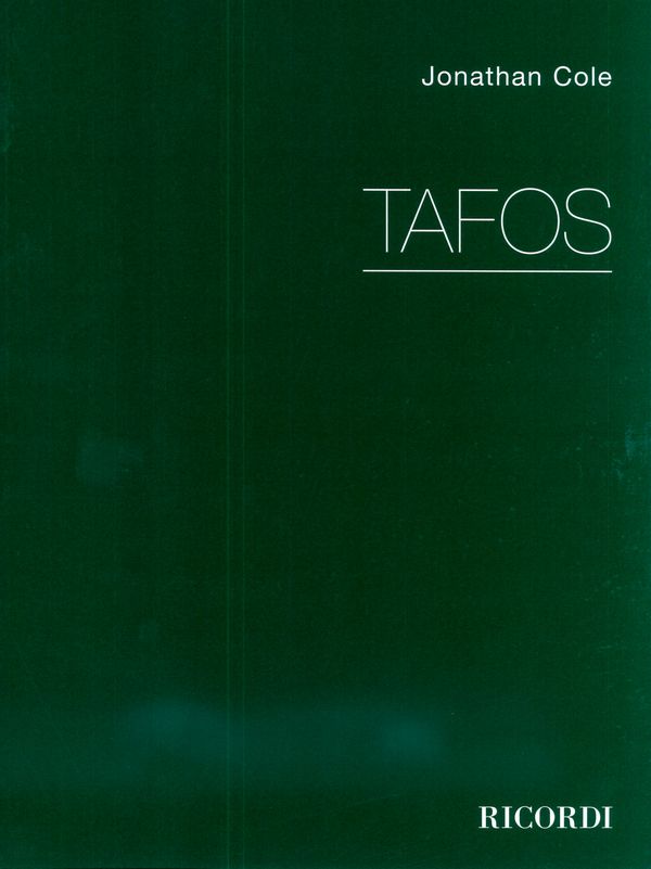 J. Cole Tafoss, For Instrumental Nonet&nbsp;&nbsp;Classical&nbsp;&nbsp;