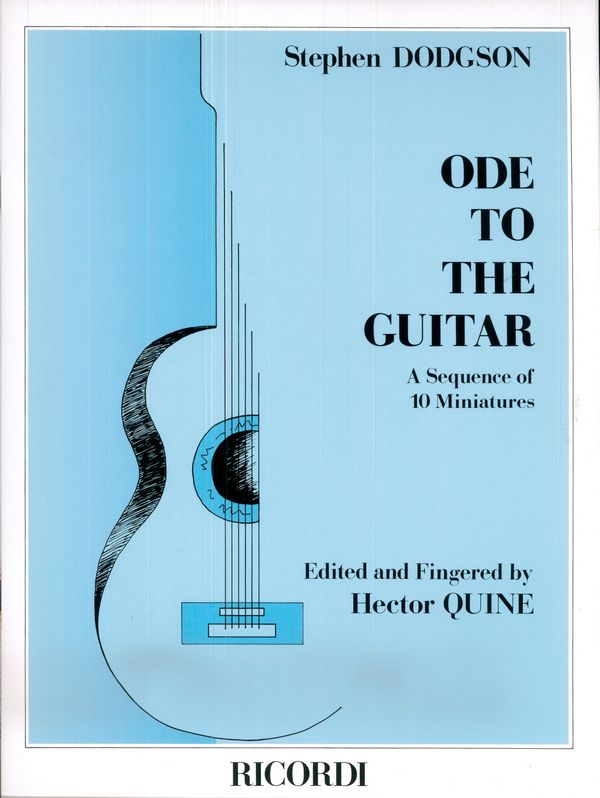 Ode to the Guitar  for guitar  