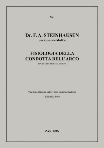 F.A Steinhausen Fisiologia Della Condotta Dell'Arco Sugli  Books (about music or biography)  