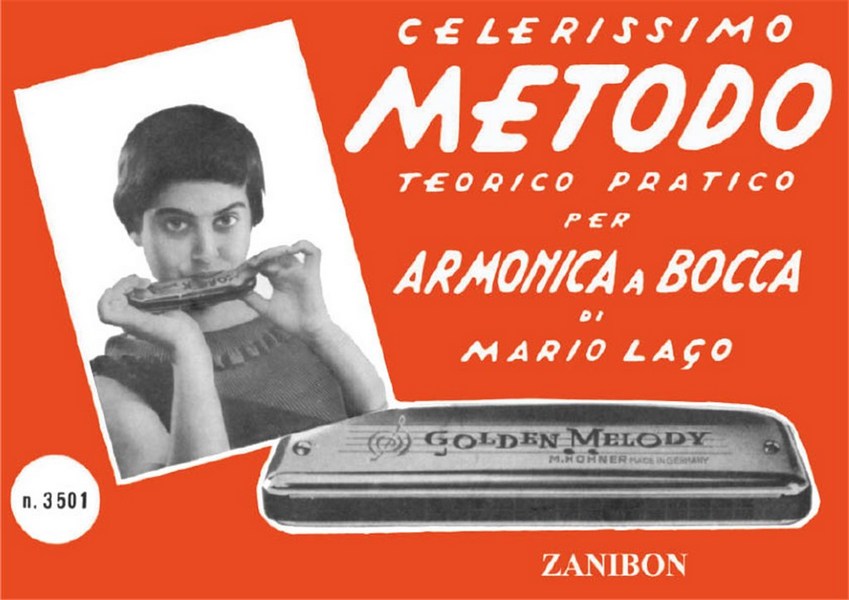 M. Lago Metodo Teorico Pratico  Harmonica (mouth or key)  