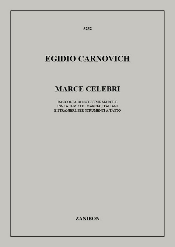 Various Marce Celebri  Piano  