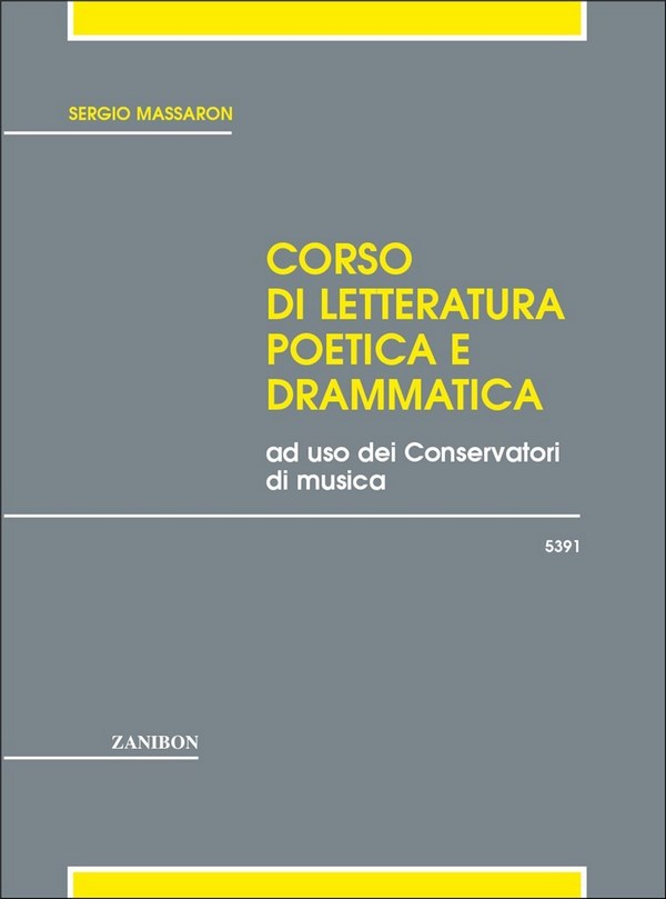 Corso Di Letteratura Poetica E Drammatica     Softcover (it)