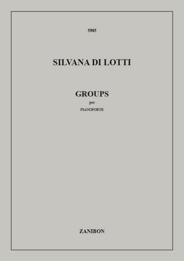S. Di Lotti Groups  Piano  