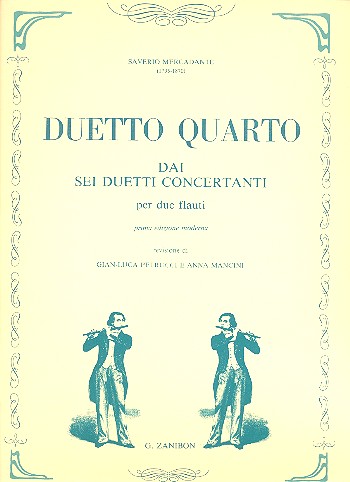 Duetto no.4 for 2 flutes  score  