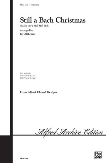 Still a Bach Christmas (SATB)&nbsp;&nbsp;&nbsp;&nbsp;Mixed voices