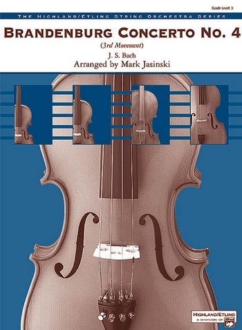 Brandenburg Concerto no.4&nbsp;&nbsp;3rd movement for string orchestra&nbsp;&nbsp;score and parts (8-8-5-5-5)