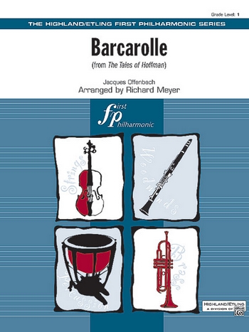 Barcarolle  for orchestra  score and parts