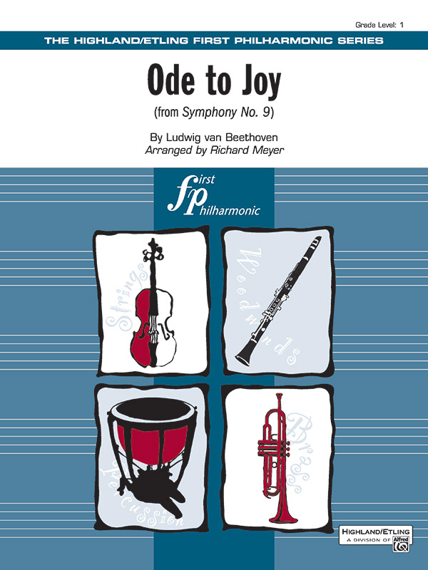 Ode to Joy&nbsp;&nbsp;for orchestra&nbsp;&nbsp;score and parts