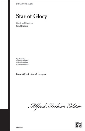 Star Of Glory TTBB A Cappella&nbsp;&nbsp;&nbsp;&nbsp;Mixed voices
