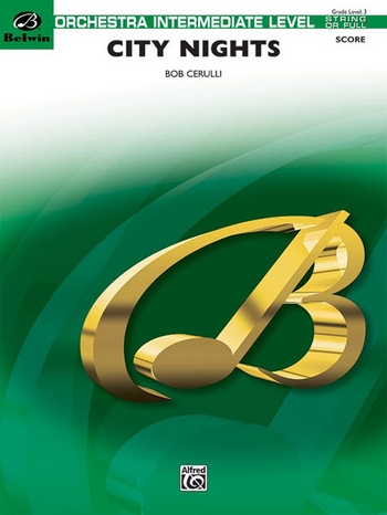 City Nights&nbsp;&nbsp;for orchestra (string orchestra)&nbsp;&nbsp;score and parts (strings 8-8-5--5-5-5)