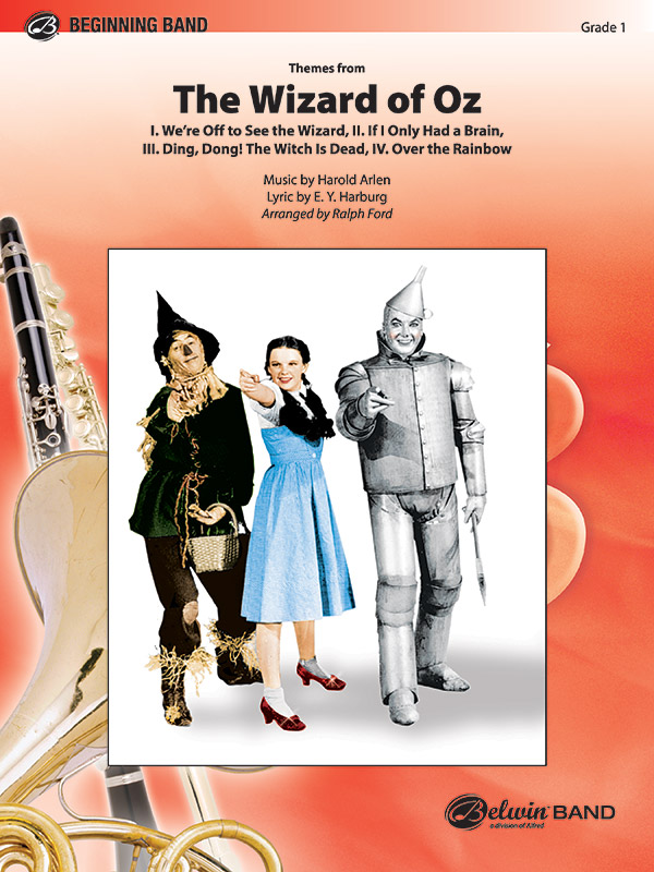 The Wizard of Oz (Selections):  for concert band  score and parts
