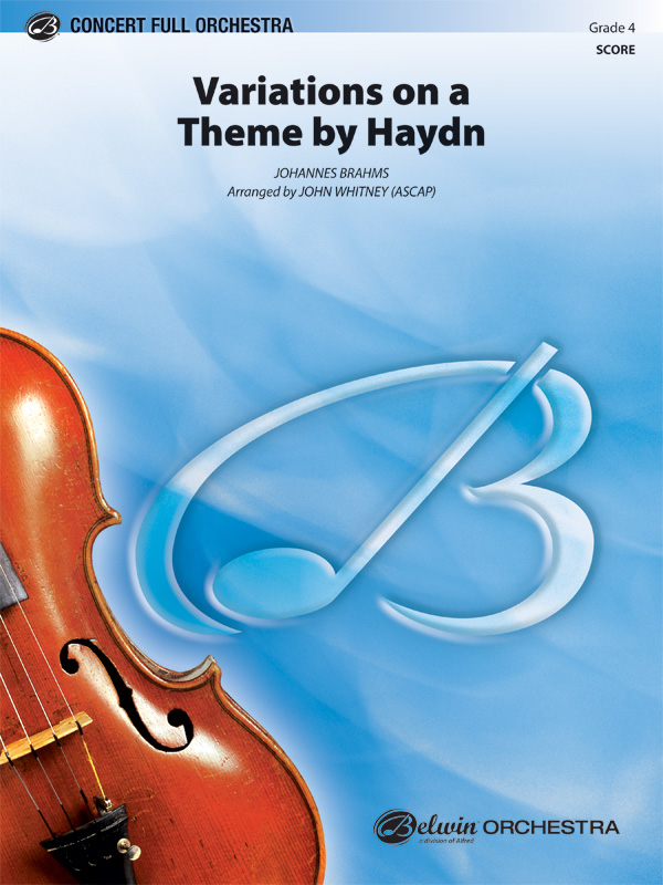 Variations on a Theme by Haydn&nbsp;&nbsp;for orchestra&nbsp;&nbsp;score and parts (strings 8-8-5-5-5)