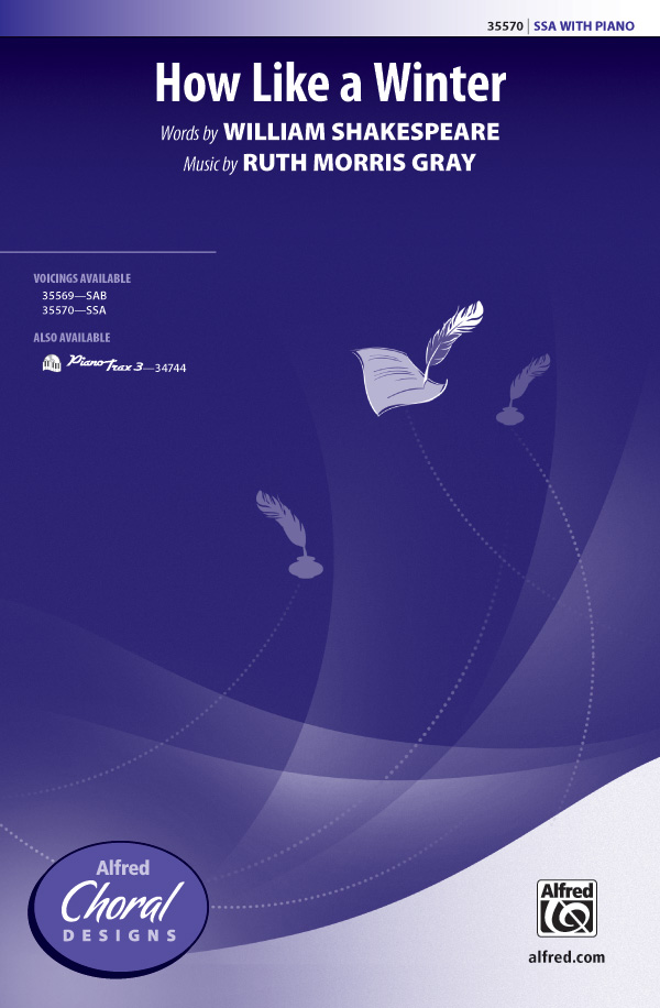 How Like A Winter  &nbsp;&nbsp;for female choir (SSA) and piano&nbsp;&nbsp;score