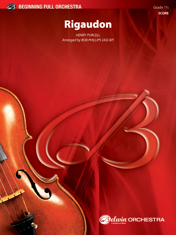 Rigaudon&nbsp;&nbsp;for orchestra&nbsp;&nbsp;score and parts