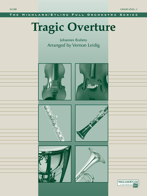 Tragic Overture&nbsp;&nbsp;for orchestra&nbsp;&nbsp;score and parts (strings 8-8-5-5-5)
