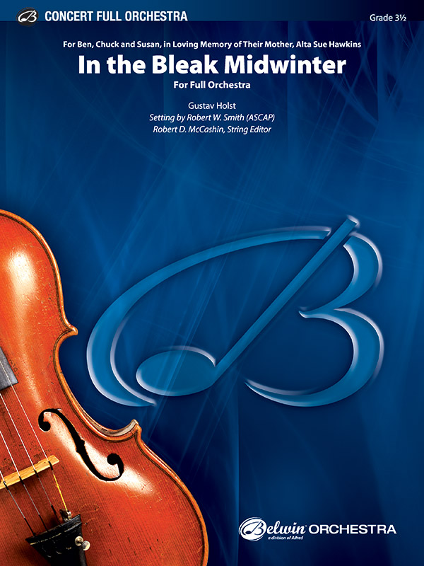 In the bleak Midwinter&nbsp;&nbsp;for orchestra&nbsp;&nbsp;score and parts (strings 8-8-5-5-5)