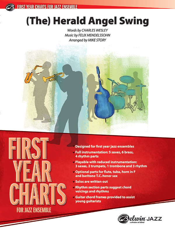 The Herald Angels swing: for jazz ensemble&nbsp;&nbsp;score and parts&nbsp;&nbsp;
