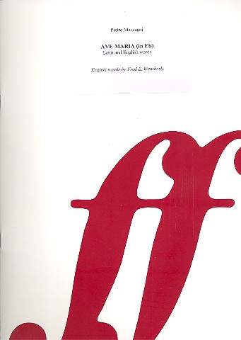 Ave Maria from Cavalleria Rusticana&nbsp;&nbsp;for voice and piano (la/en, in Eb)&nbsp;&nbsp;