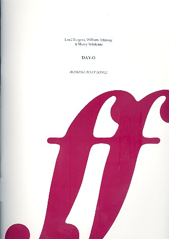 Day-O (Banana Boat Song):  for piano/vocal/guitar  archive copy