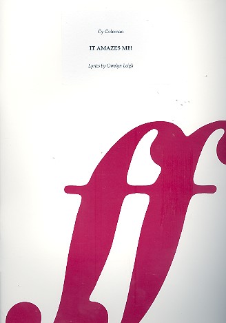 It amazes Me: Einzelausgabe für&nbsp;&nbsp;Gesang/Klavier/Gitarre&nbsp;&nbsp;