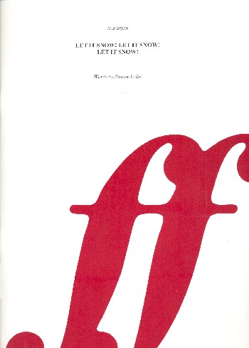 Let it snow let it snow let it snow:&nbsp;&nbsp;for piano/vocal/guitar&nbsp;&nbsp;archive vopy