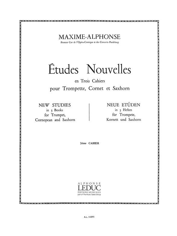 Etudes nouvelles vol.2 - 20 études très difficiles&nbsp;&nbsp;pour trompette, cornet ou saxhorn&nbsp;&nbsp;