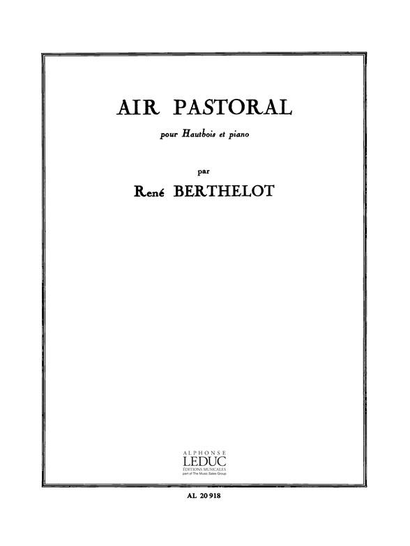 Air pastoral pour hautbois et piano    