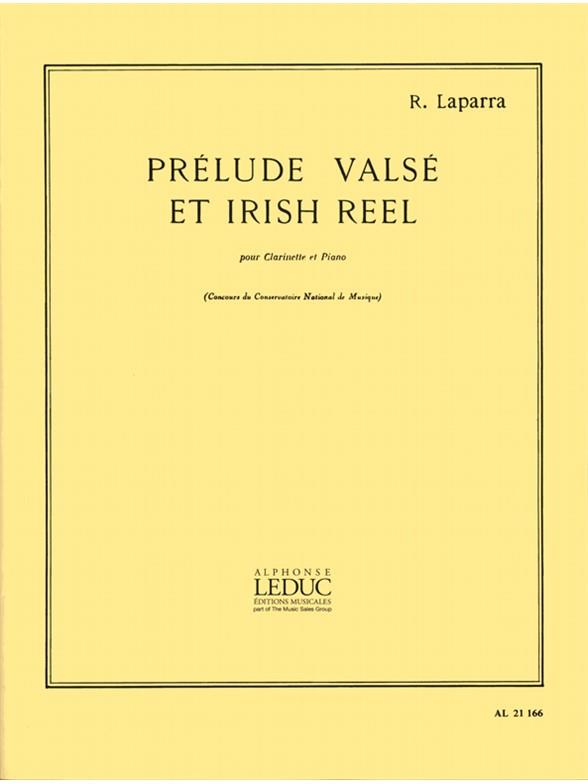 Prélude, Valsé et Irish Reel  for clarinet and piano  