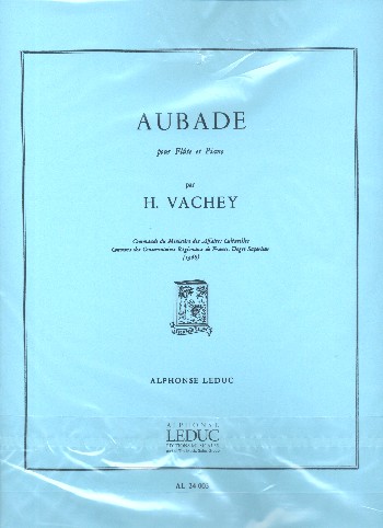 Aubade  pour flûte et piano  copie d'archive
