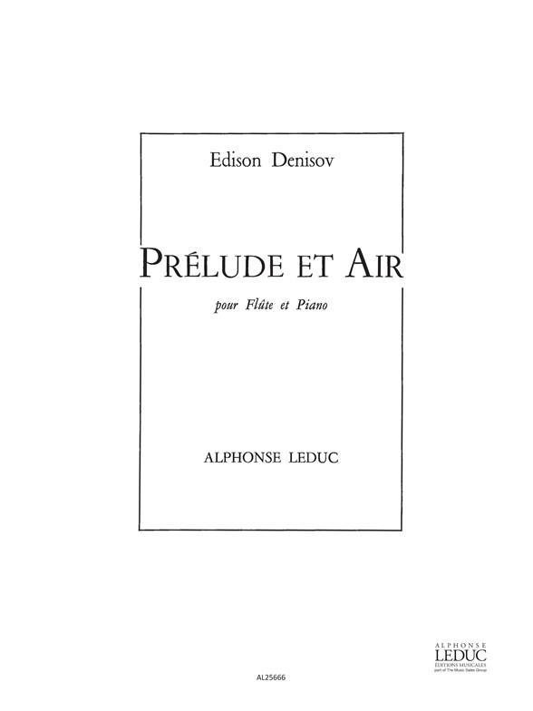 Prélude et Air&nbsp;&nbsp;pour flute et piano&nbsp;&nbsp;
