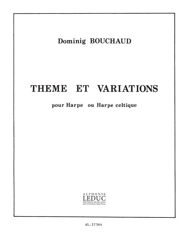 Thème et variations pour harpe (harpe celtique)&nbsp;&nbsp;&nbsp;&nbsp;