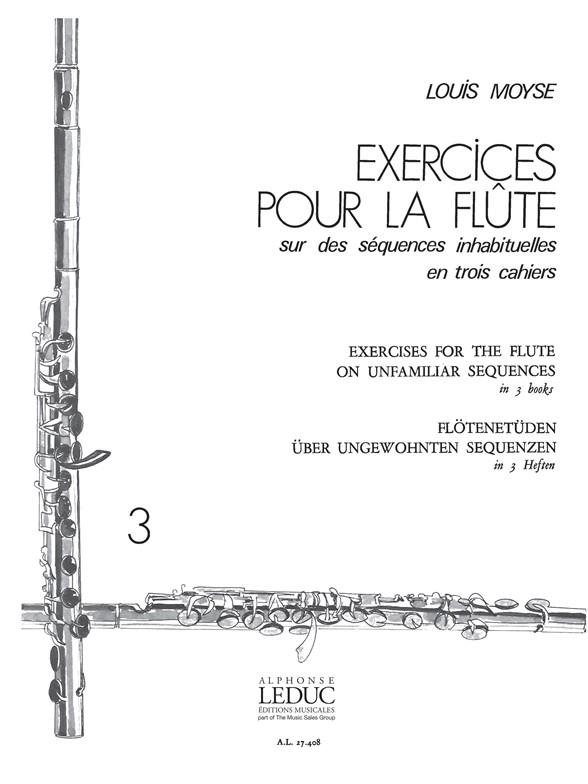 Exercices sur des sequences inhabituelles vol.3  pour flute  
