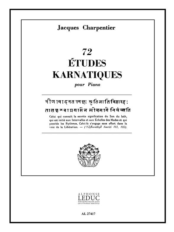 72 Études karnatiques vol.9 (nos.49-54)&nbsp;&nbsp;pour piano&nbsp;&nbsp;