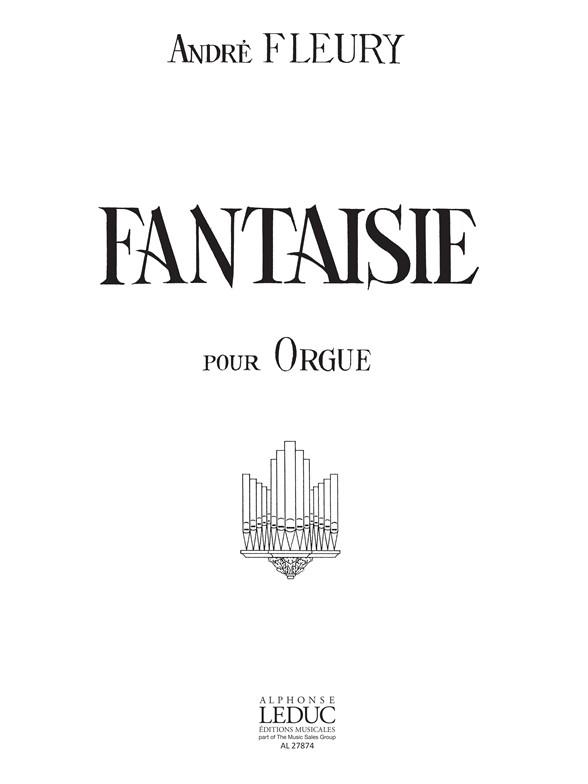 Fantaisie  pour orgue  