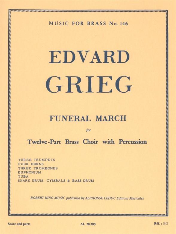 Funeral March&nbsp;&nbsp;for brass instruments and drums&nbsp;&nbsp;score and parts