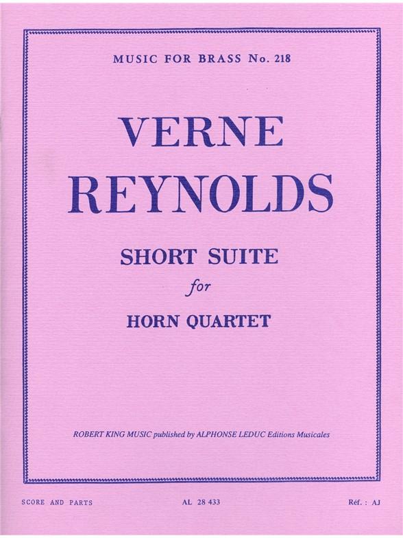 Short Suite  for 4 horns  score and parts